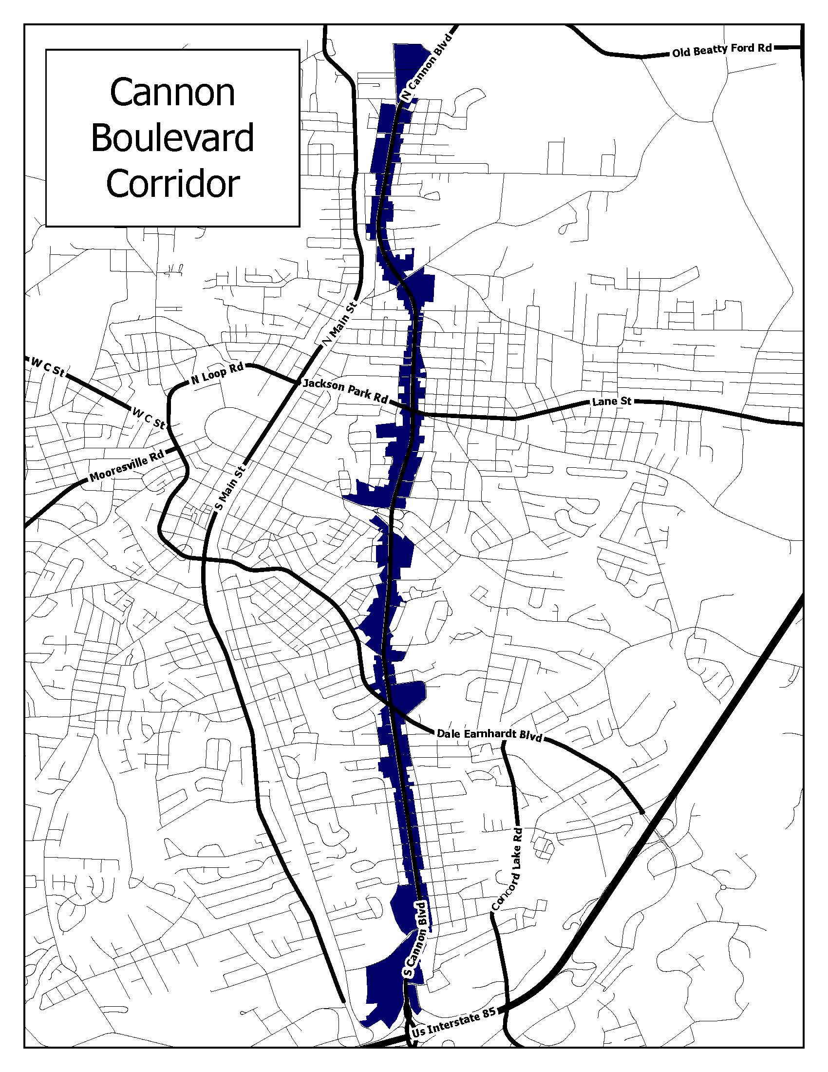 Cannon Blvd Map